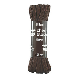 Cherry Blossom  Round Laces Brown 1.4m