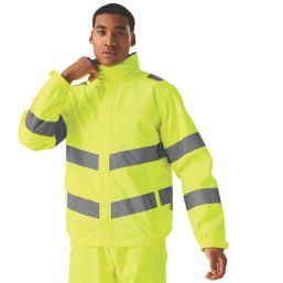 Regatta Dover Hi-Vis Jacket Yellow 4X Large 53" Chest