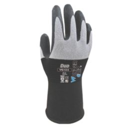 Wonder Grip WG-555 Duo  Gloves Black/White Large