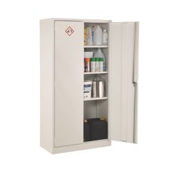 Barton  3-Shelf Acid Cabinet White 915mm x 457mm x 1829mm