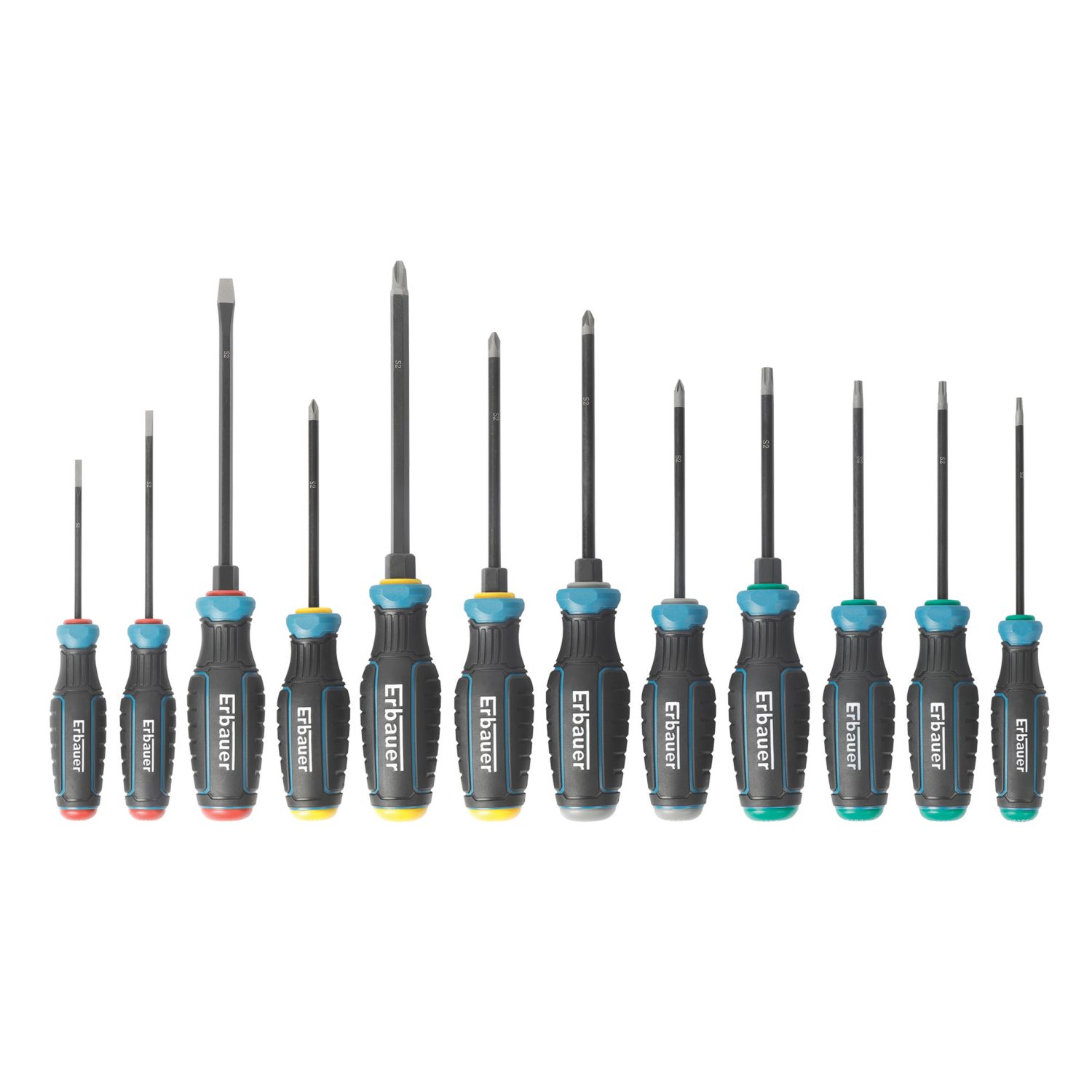 Erbauer Mixed Screwdriver Set 12 Pieces (265XH)
