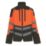 Regatta Hi Vis XPro 3 Layer Softshell  Jacket Black/Orange 3X Large 51" Chest