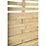 Forest Kyoto  Slatted Top Fence Panels Natural Timber 6' x 4' Pack of 8