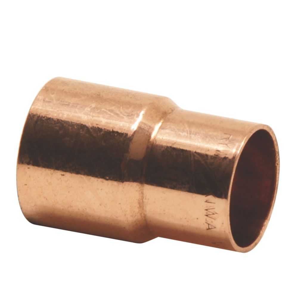 Endex Copper End Feed Reducing Couplers 15mm x 10mm 2 Pack Screwfix