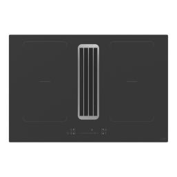 Cooke & Lewis  Induction Flexi Vented Hob Black 770mm