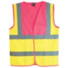 Pro RTX High Visibilty  Waistcoat Yellow / Pink 3X Large 56" Chest