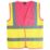 Pro RTX High Visibilty  Waistcoat Yellow / Pink 3X Large 56" Chest