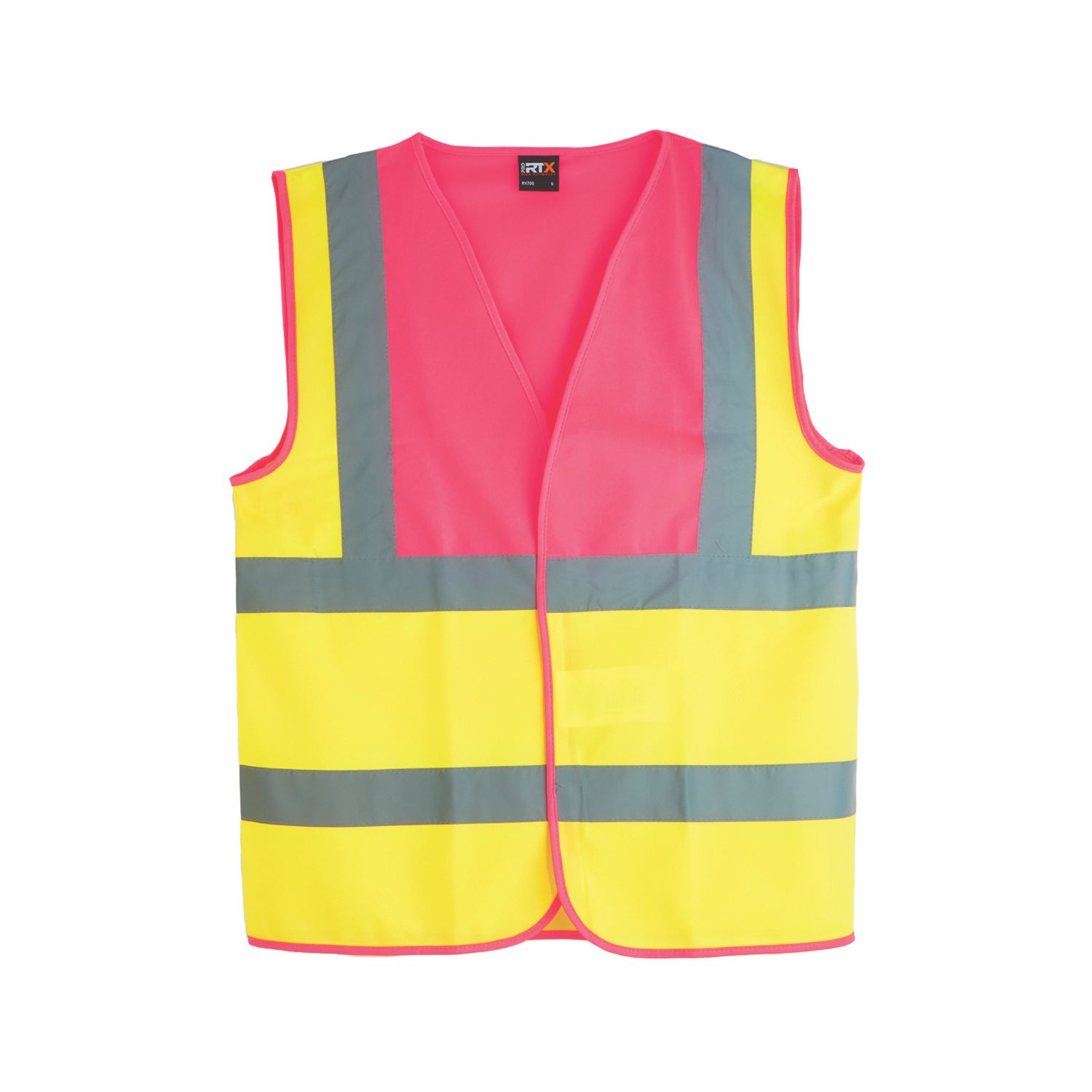 Pro RTX High Visibilty Waistcoat Yellow / Pink 3X Large 56" Chest (266AL)