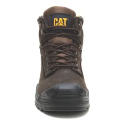CAT Striver Max S3 Size 6  Brown Water-Resistant Steel Toe Cap Safety Boots