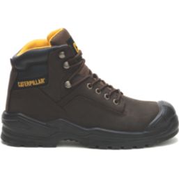 CAT Striver Max S3 Size 6  Brown Water-Resistant Steel Toe Cap Safety Boots