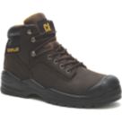 CAT Striver Max S3 Size 6  Brown Water-Resistant Steel Toe Cap Safety Boots