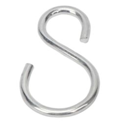 S-Hooks Stainless Steel 75 x 5mm 2 Pack