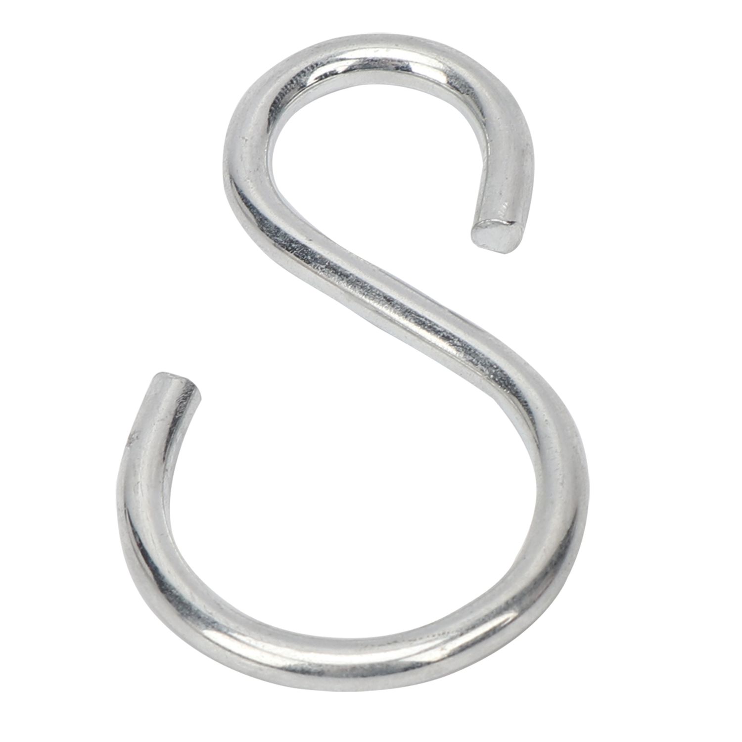 Essentials S-Hooks Stainless Steel 75 x 5mm 2 Pack (266FE)