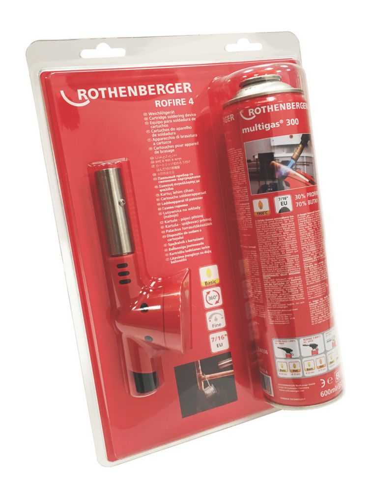 Rothenberger 73280 Clé à gaz pour radiateur 3/8, 1/2, 3/4, 1.