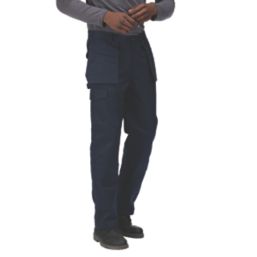 Regatta Pro Cargo Holster Work Trousers Navy 32" W 29" L
