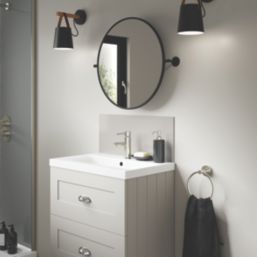 Splashwall Malibu / Storm Vanity Splashback Gloss Beige/Blue 250mm x 600mm x 4mm