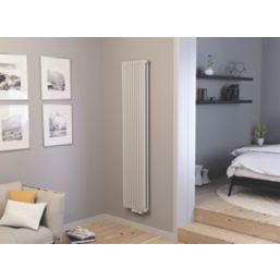 Ximax Gamba 1800mm x 400mm 3850BTU White Vertical Designer Radiator