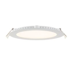 Saxby SirioDISC  Fixed  LED Recessed Downlight Matt White 12W 1000lm