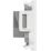 British General EM2ASW 2A Unswitched Modular Round Pin Socket White