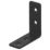 Magnodur Chair Brackets Black 40mm x 40mm x 15mm 10 Pack