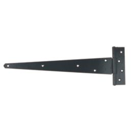GateMate Black Straight Premium Strong Tee Hinge 150mm x 18" x 450mm 2 Pack