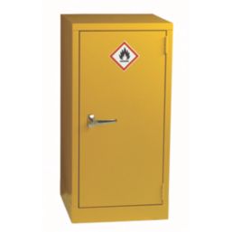 Barton  Hazardous Substance Cabinet Yellow 457mm x 457mm x 915mm