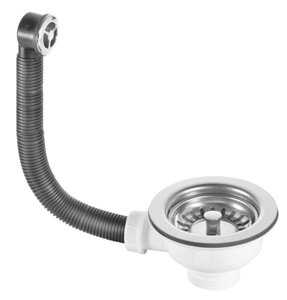 McAlpine BWSTSS-TOP Basket Strainer Waste Plug - Stemball Model - 3