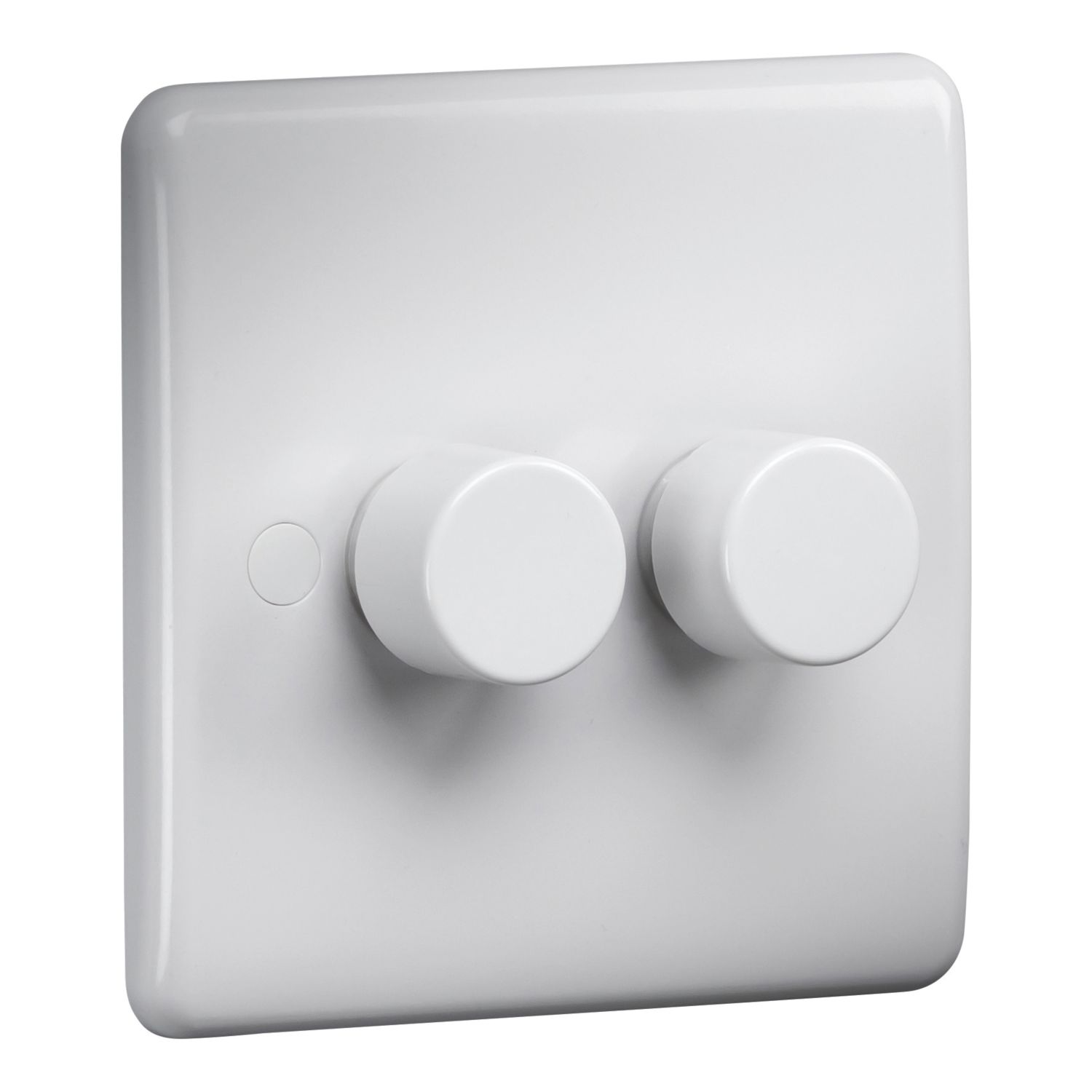 Knightsbridge 2-Gang 2-Way LED Dimmer White (267AM)