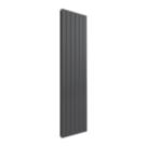 Reina Flat Double 1600mm x 440mm 3522BTU Anthracite Vertical Designer Radiator