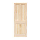 Unfinished Pine Wooden 4-Panel Internal Victorian-Style Door 2032mm x 813mm