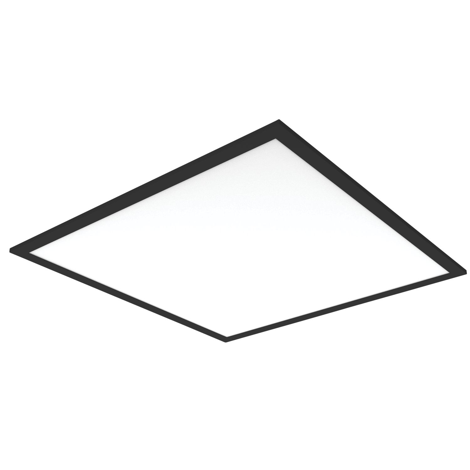 LAP Square 595mm x 595mm LED Edge-Lit Panel Light Black 36W 3600lm (267FE)