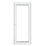 Crystal  Fully Glazed 1-Clear Light Right-Hand Opening White uPVC Back Door 2090mm x 840mm