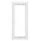 Crystal  Fully Glazed 1-Clear Light Right-Handed White uPVC Back Door 2090mm x 840mm
