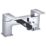 ETAL Veal Polished Chrome 115mm Deck Mounted Dual Control Manual Shower Mixer Tap