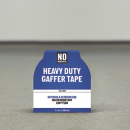 No Nonsense Gaffer Tape 50 Mesh Clear 11m x 48mm