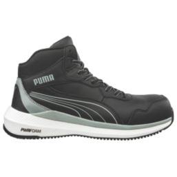 Puma Zoom Mid Size 7  Black  Water-Resistant  Safety Trainers