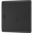 British General Nexus Metal 20A 16AX 1-Gang 2-Way Intermediate Switch  Matt Black