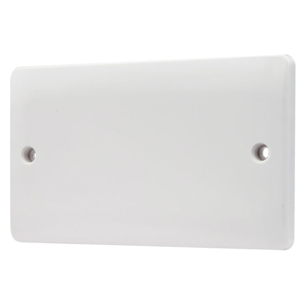 Vimark Pro 2-Gang Blanking Plate White