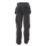 DEWALT Memphis Work Trousers Grey/Black 30" W 31" L