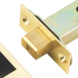 Smith & Locke Brushed Brass Tubular WC Deadbolt 76mm Case - 57mm Backset