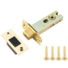 Smith & Locke Brushed Brass Tubular WC Deadbolt 76mm Case - 57mm Backset