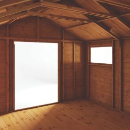 Mercia Modular 10' x 14' (Nominal) Apex Shiplap T&G Timber Workshop