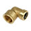 Tectite Sprint  Brass Push-Fit Adapting 90° Female Elbow 15mm x 1/2"