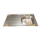 1 Bowl Stainless Steel Inset Kitchen Sink  1015mm x 200mm