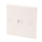 Essentials  1-Gang Slave Telephone Socket White