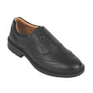 City Knights Brogue    Safety Shoes Black Size 6