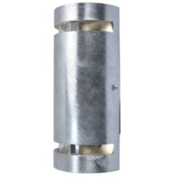 Lutec Ran Outdoor Wall Light Galvanised Steel