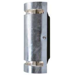 Lutec Ran Outdoor Wall Light Galvanised Steel