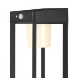 4lite Antheia Rechargeable LED Solar-Powered Lantern With PIR Sensor Anthracite 300lm