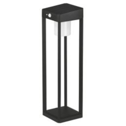 4lite Antheia Rechargeable LED Solar-Powered Lantern With PIR Sensor Anthracite 300lm